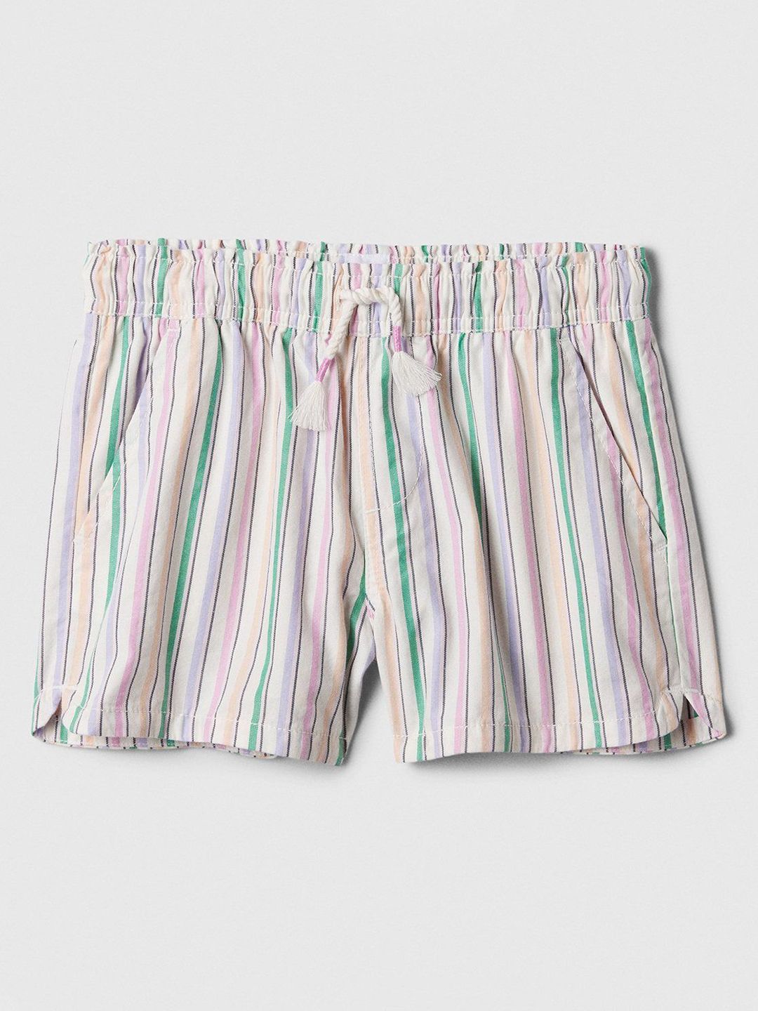 GAP Girls Striped Pure Cotton Shorts