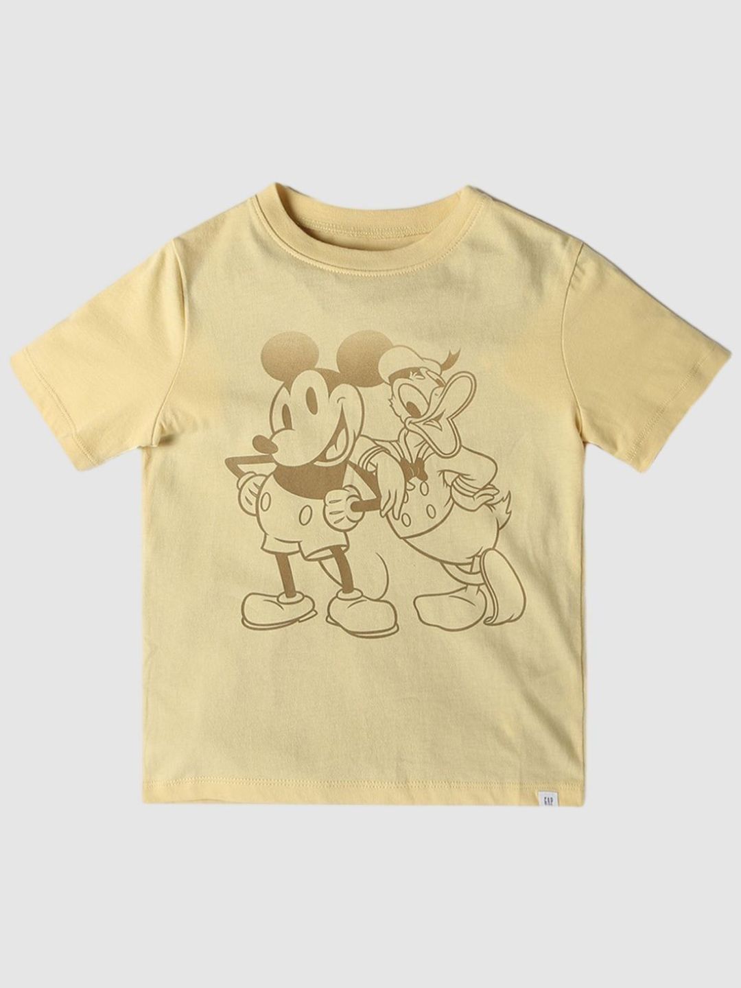 GAP Boys Mickey Mouse Printed Round-Neck Pure Cotton T-Shirt