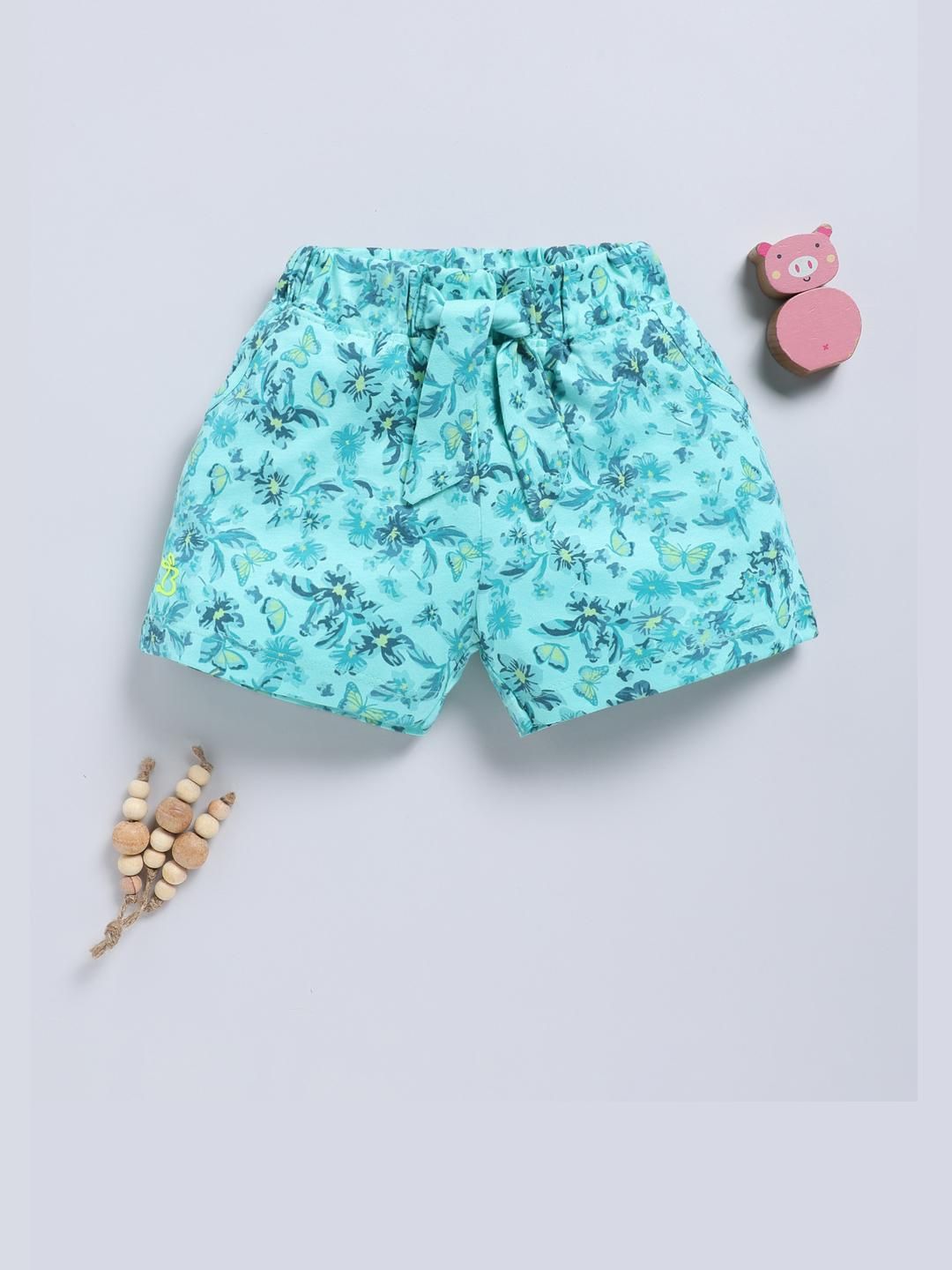 Biskid Cotton Mid-Rise Shorts