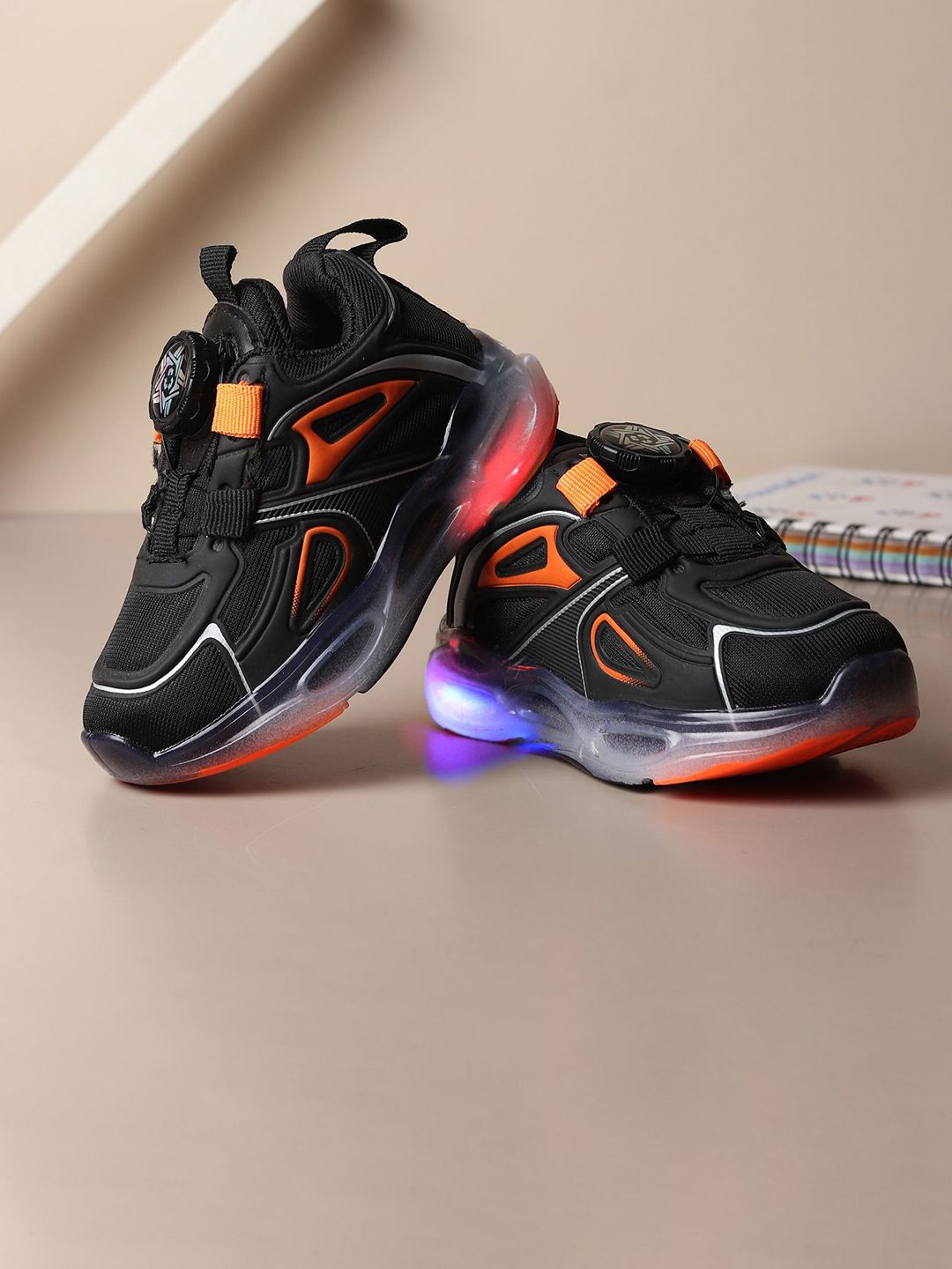 Binos Kids Textured Mesh Everyday Sneakers