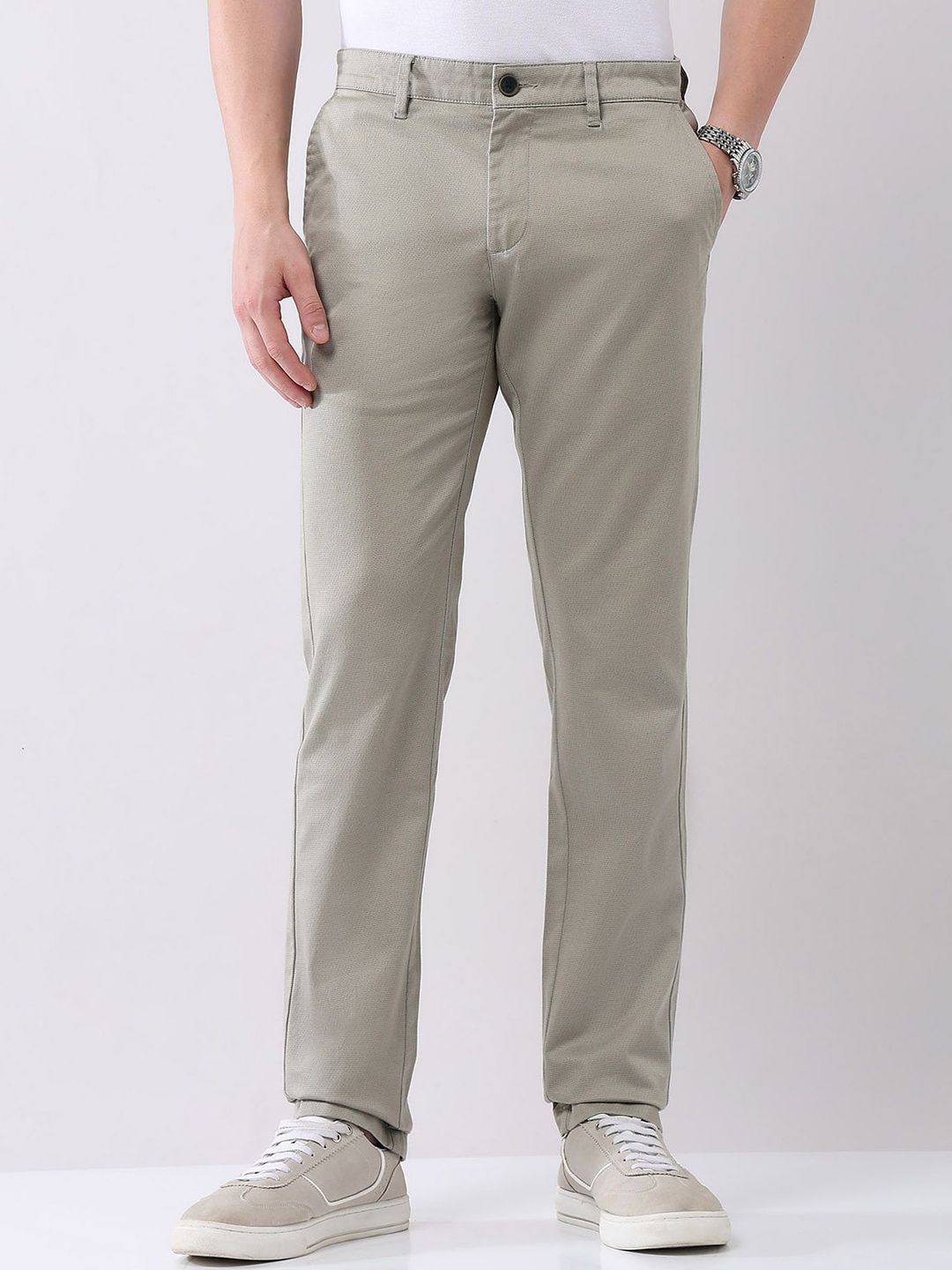 AD By Arvind Men Mid Rise Slim Fit Chinos