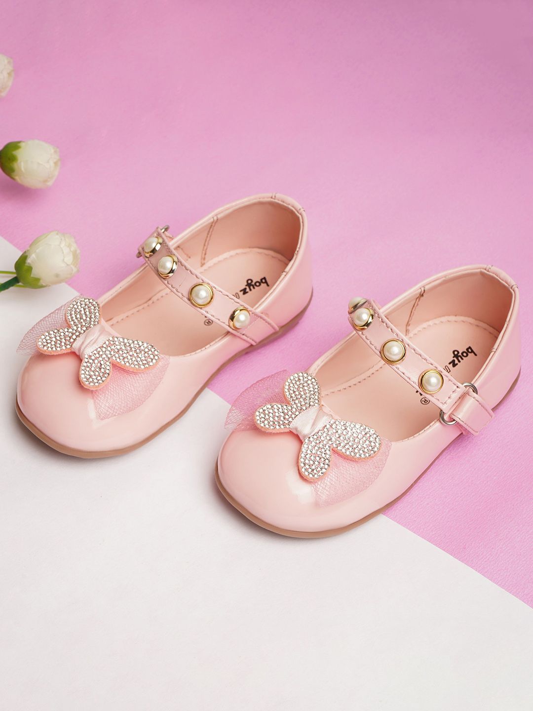 Buy BOYZ N GALZ Girl Embellished Round Toe Ballerina -  - Footwear for Girls
