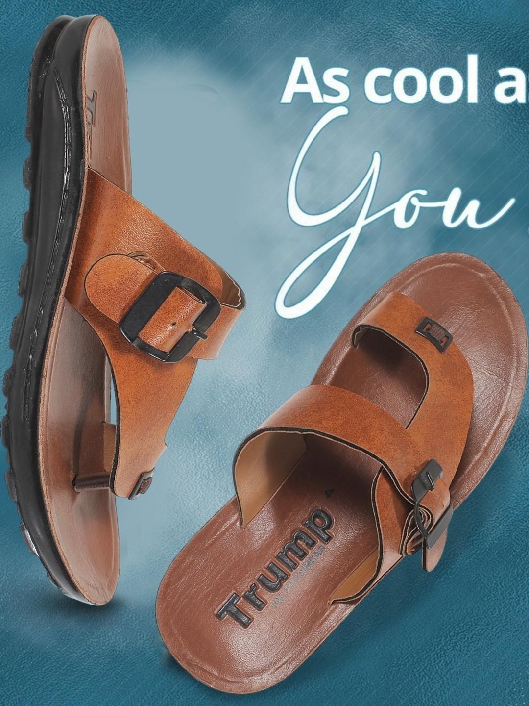 Trump Tan PU Flip Flops