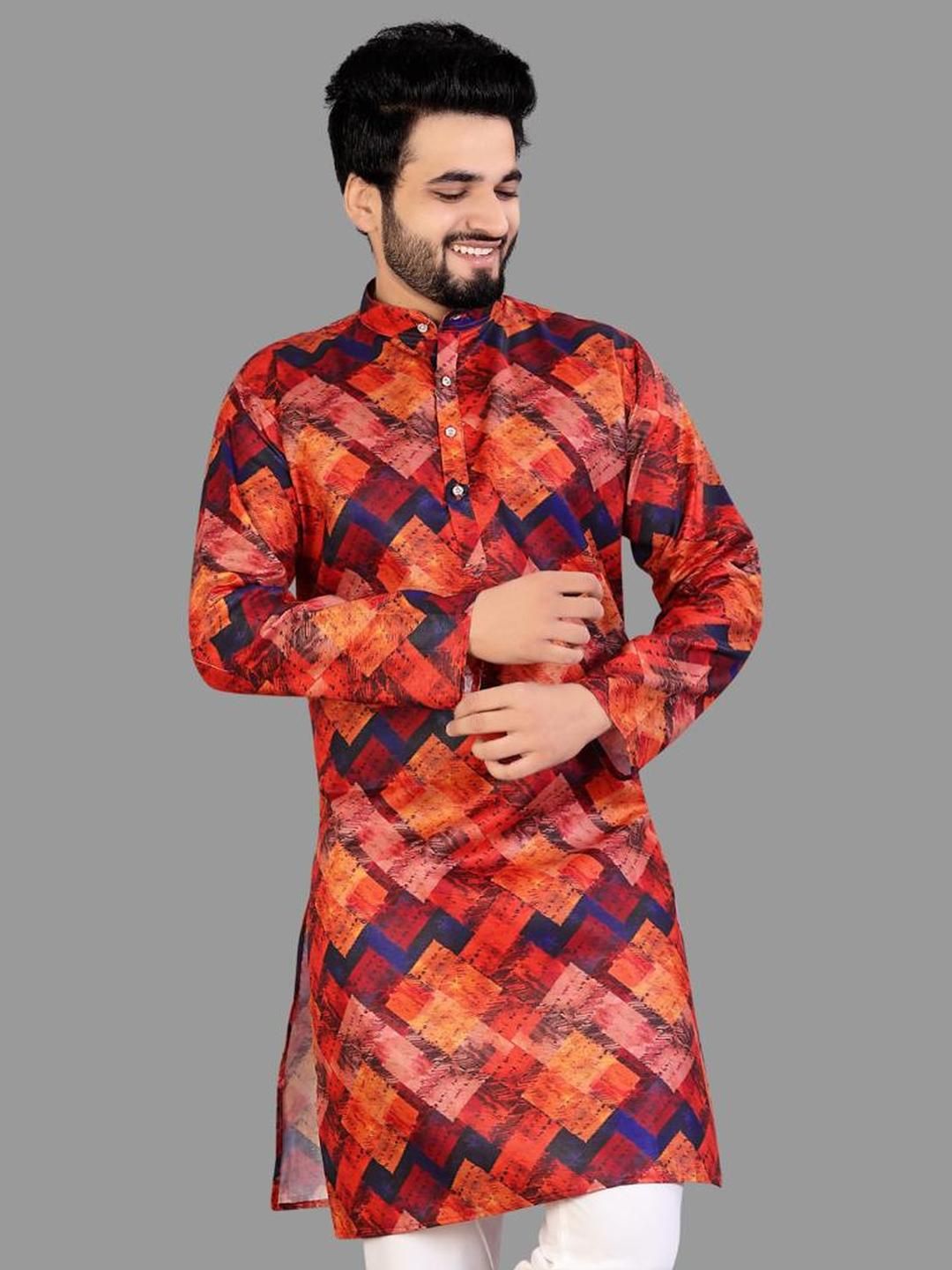 CELLUX Men Multi Kurtas