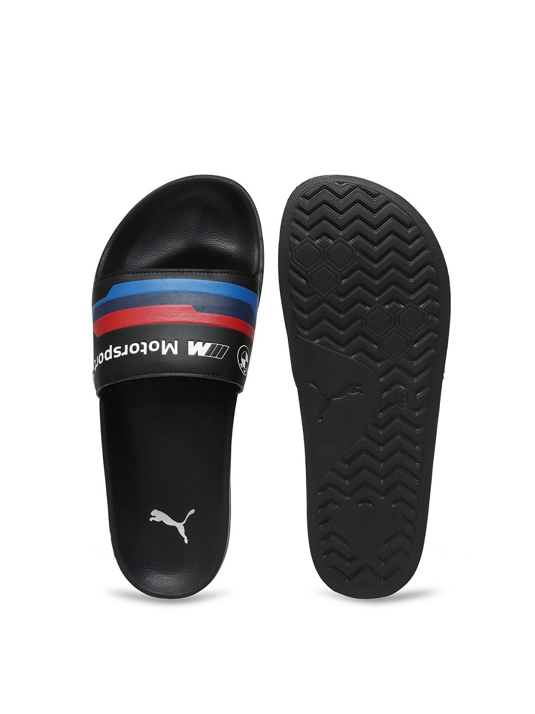 Price History - BMW M Motorsport Leadcat 2.0 Logo Slides - ₹1899 at myntra