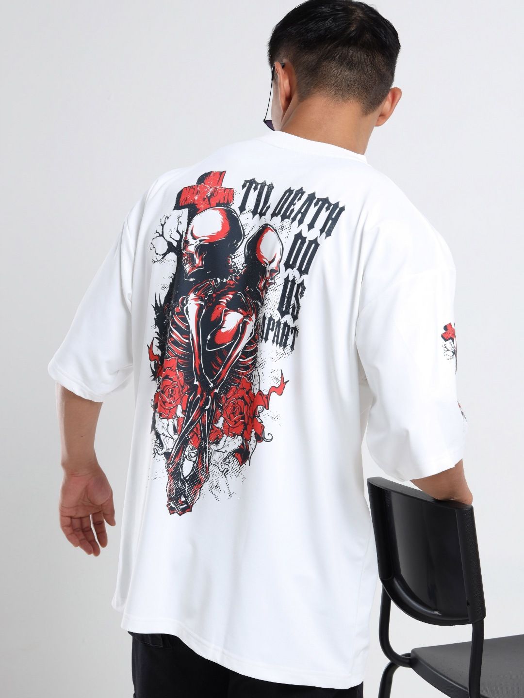 MOHICANS Graphic Printed Oversized Cotton Tshirt