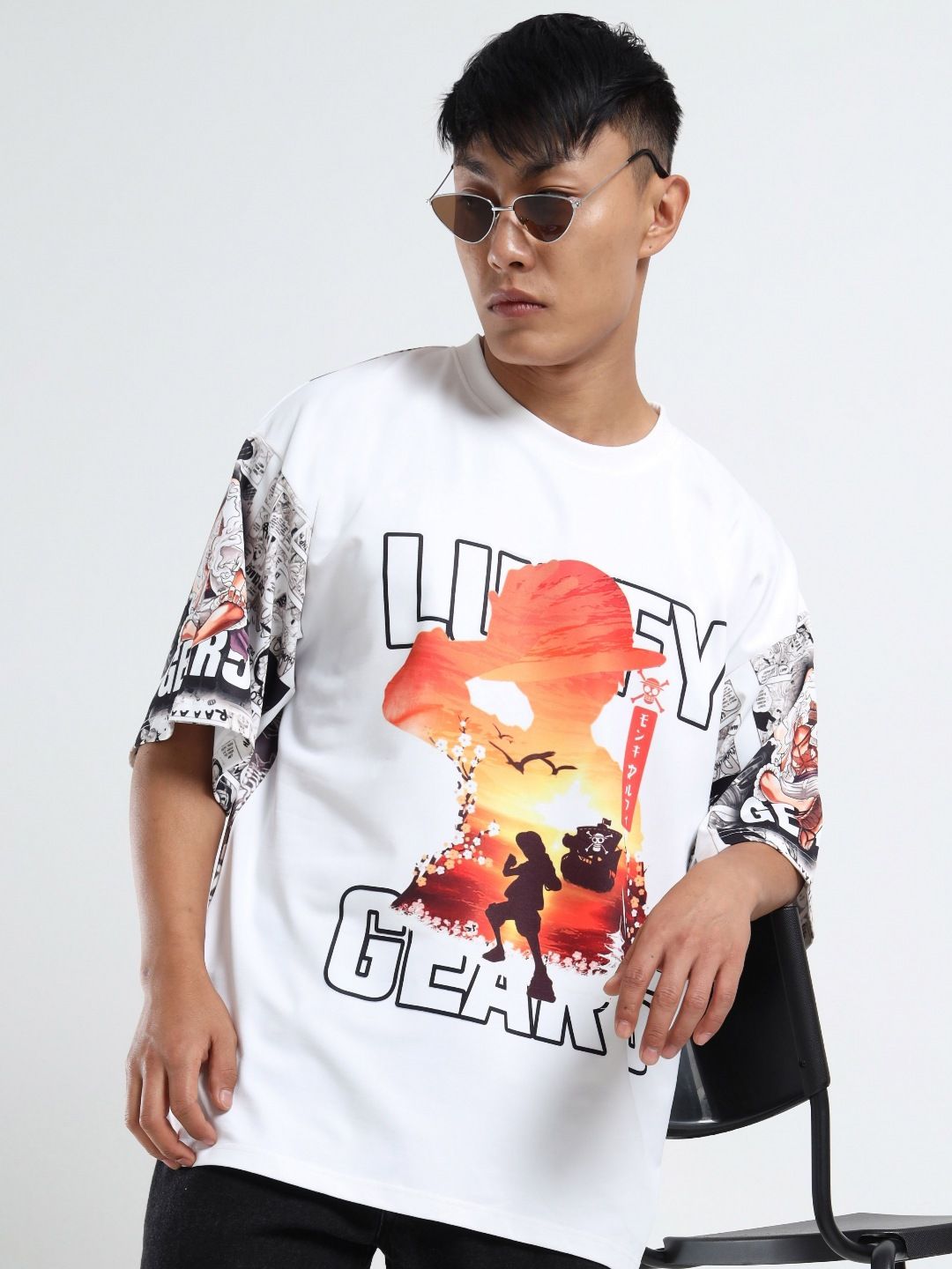MOHICANS Graphic Printed Oversized Cotton Tshirt