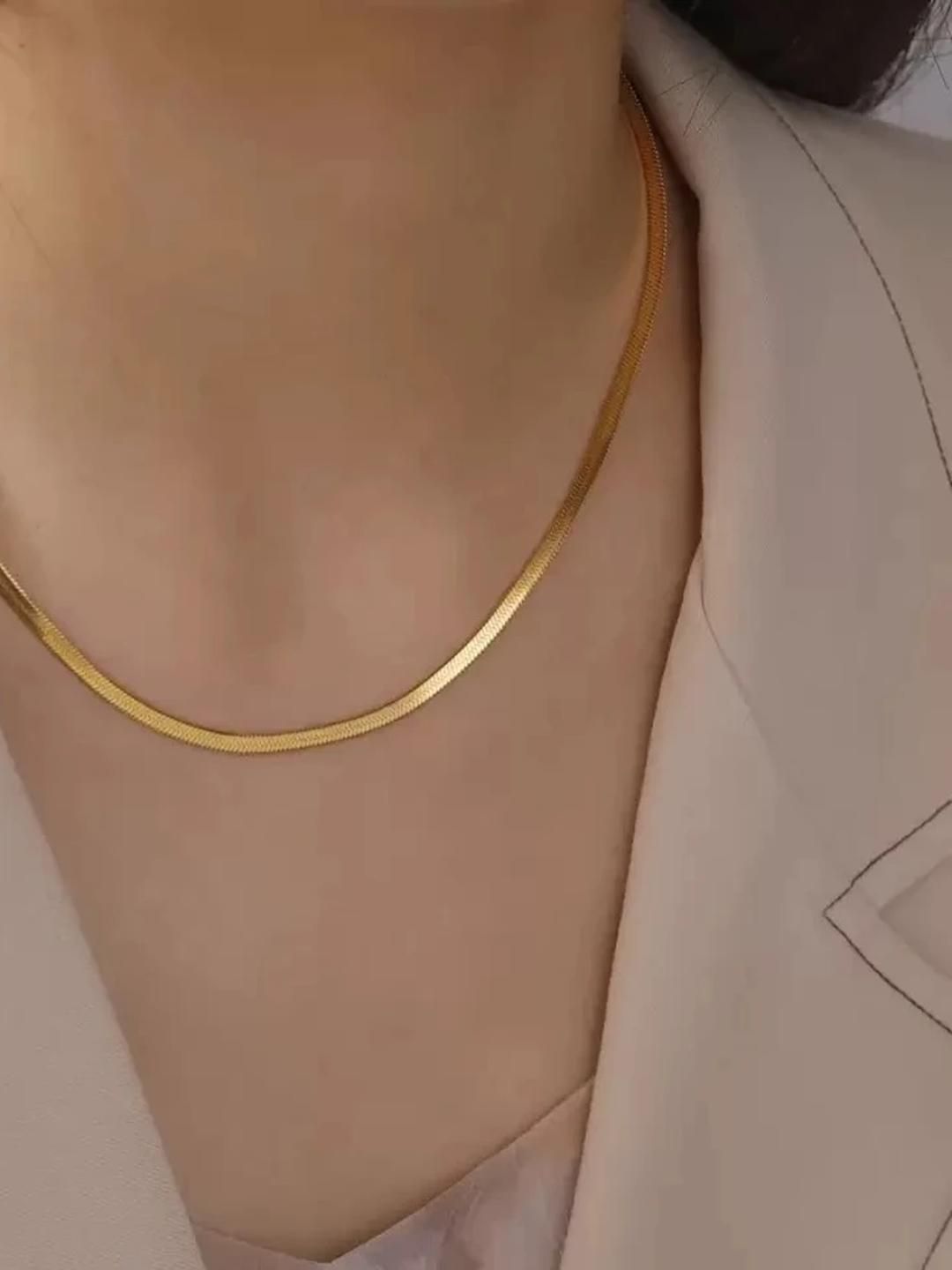 DENICRAAS Unisex Gold Necklace and Chains