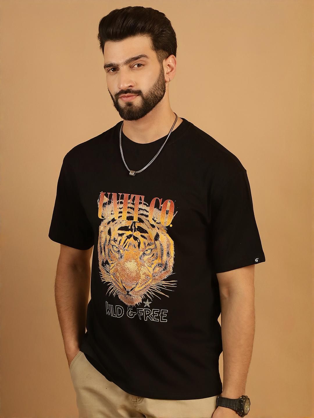 Oversized Graphic Black T-Shirt