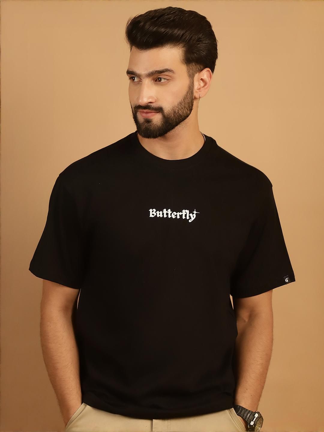 Oversized Graphic Black T-Shirt