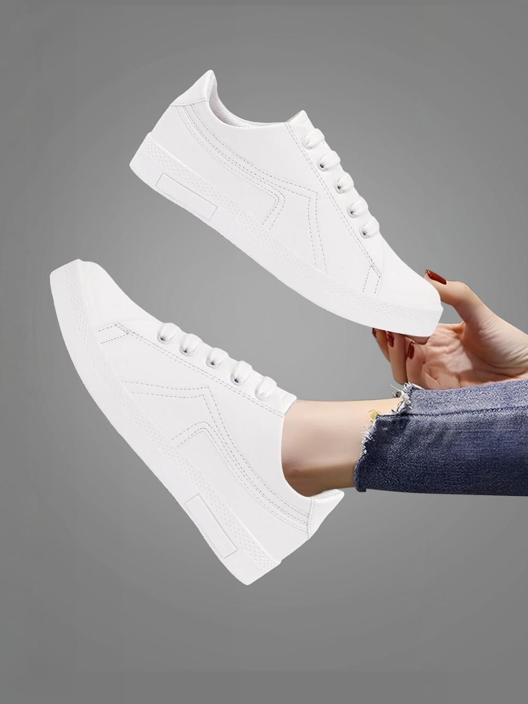 Antox Women White Casual Shoes