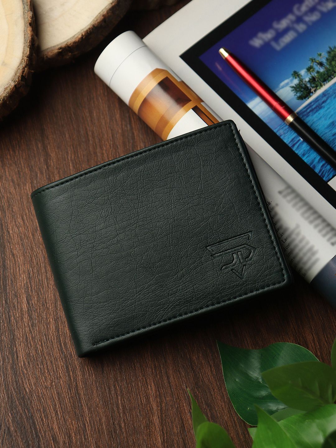 JND Men Textured Two Fold Wallet
