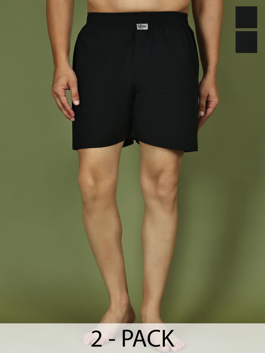 Buy The Roadster Lifestyle Co Pack Of 2 Pure Cotton Breathable Boxers
RDBX_154Black Black_Pack -  - Apparel for Men