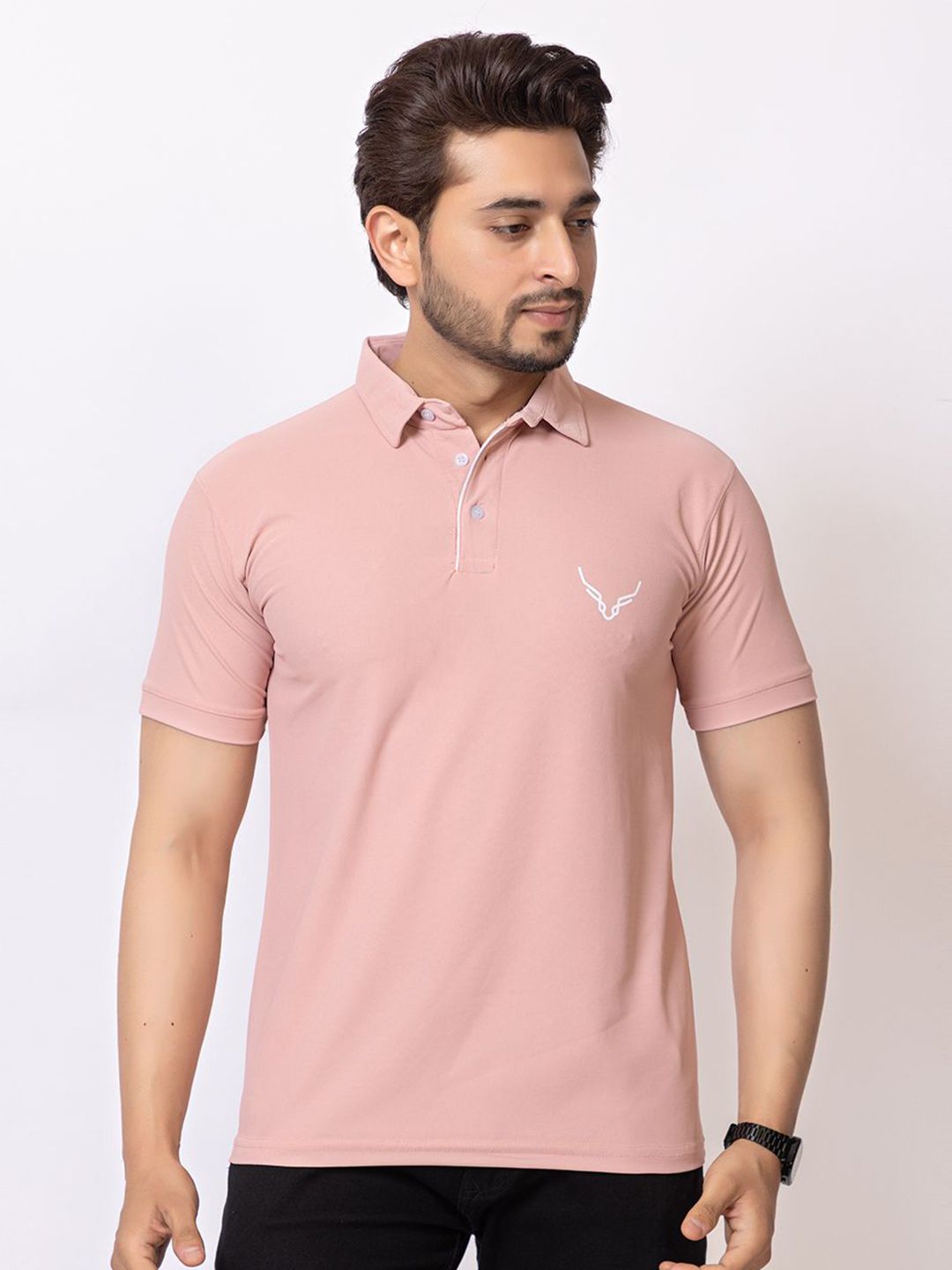 BUFFARO Polo Collar Regular Fit Cotton T-shirt