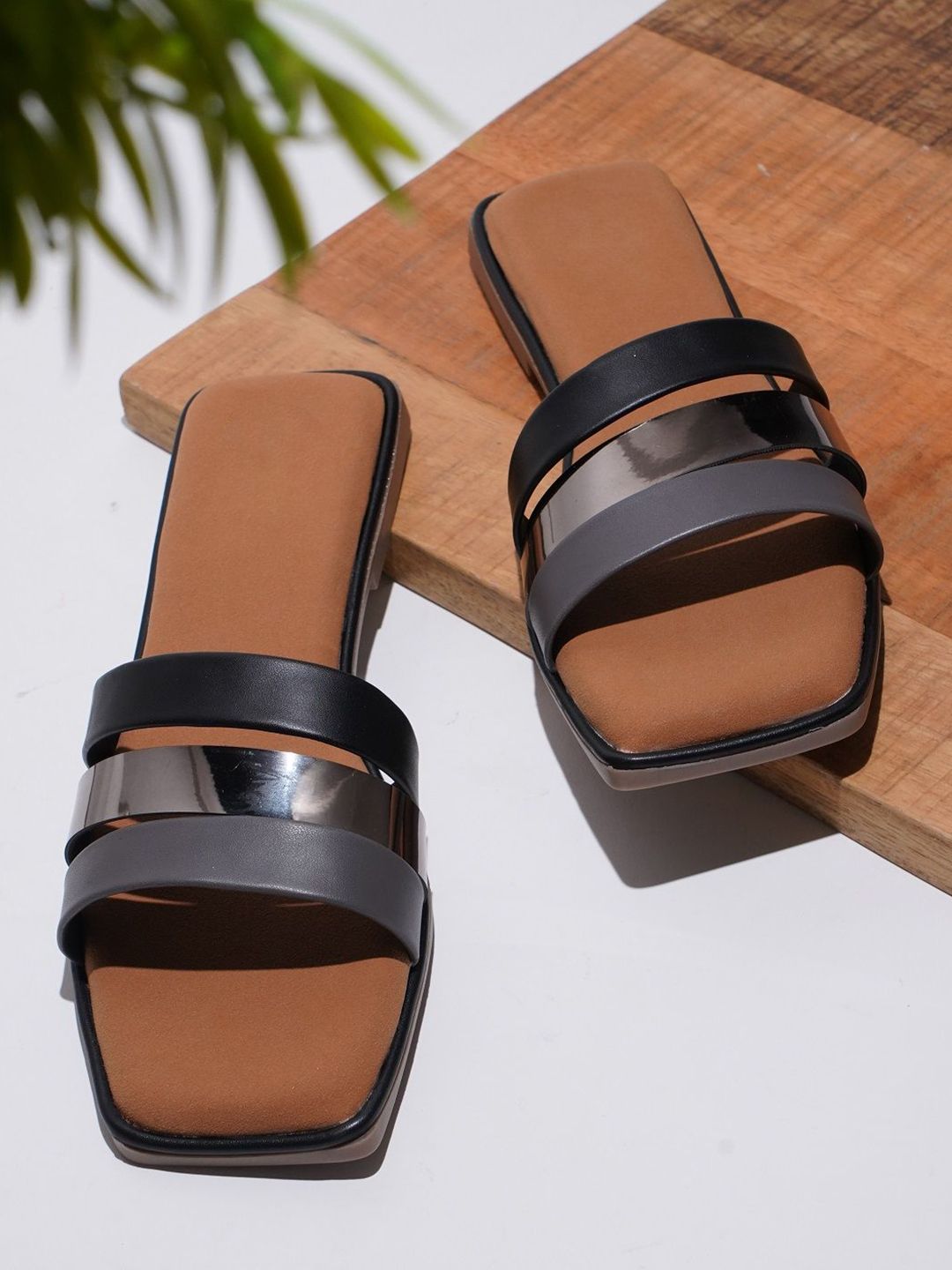 Froh Feet Women Open Toe Flats