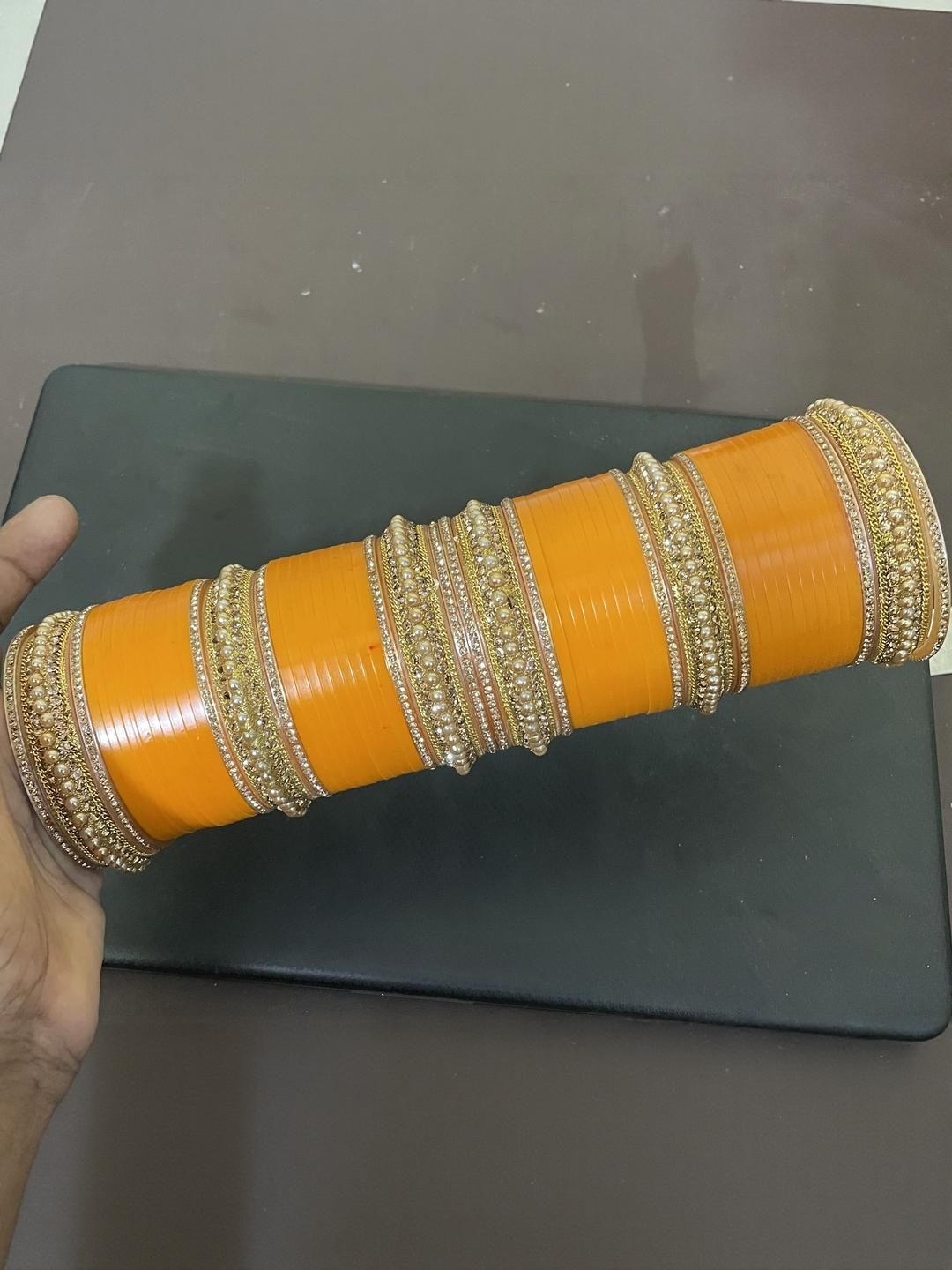 Mehpriye Alloy Gold-Plated Bangles