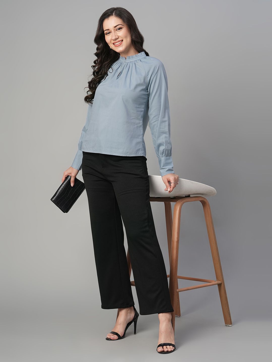 Keyhole Neck Cotton Modal Top 6