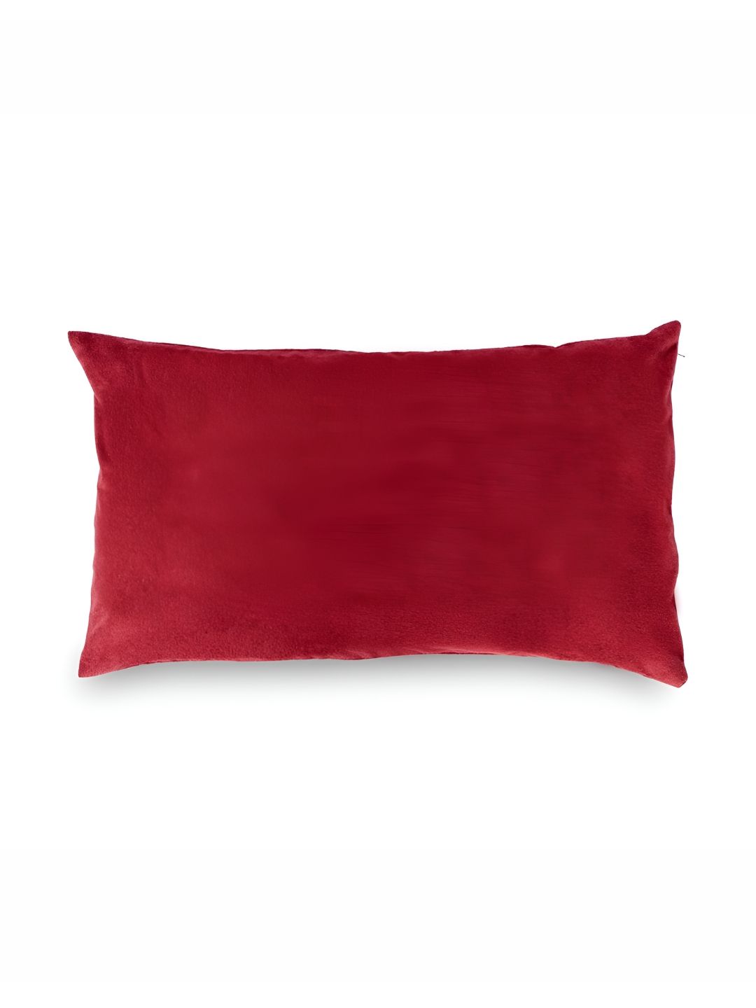 wakefit 2-Pcs Maroon Cotton Breathable Pillow Covers With Zip