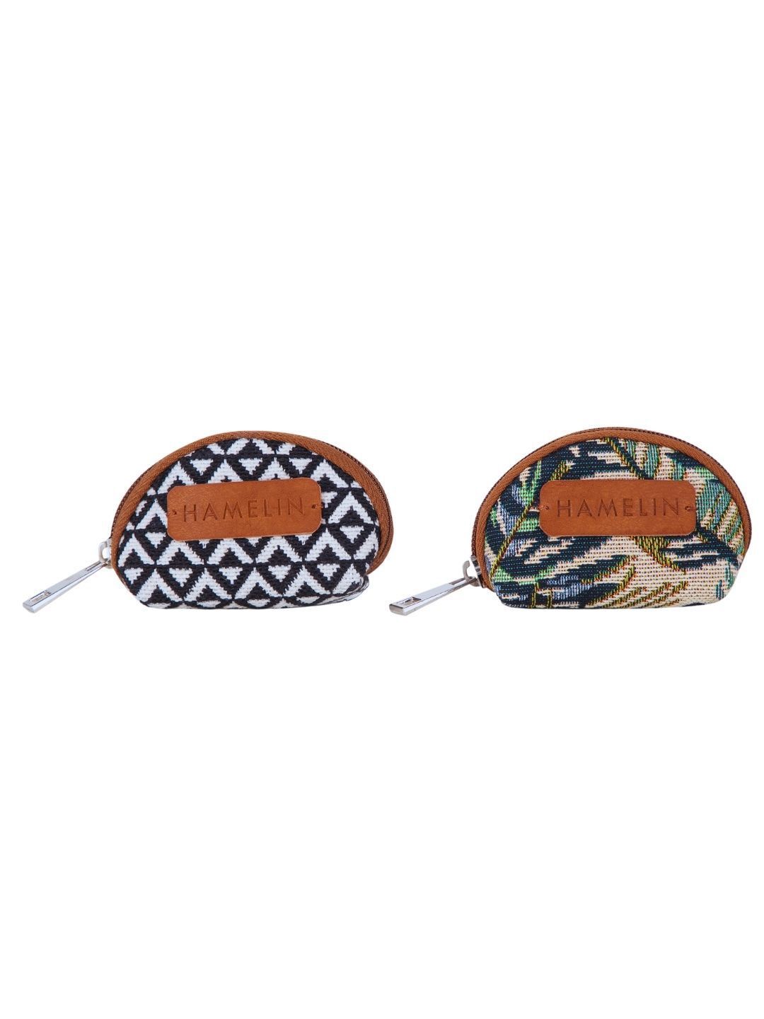 HAMELIN Floral Printed Structured Handheld Bag
