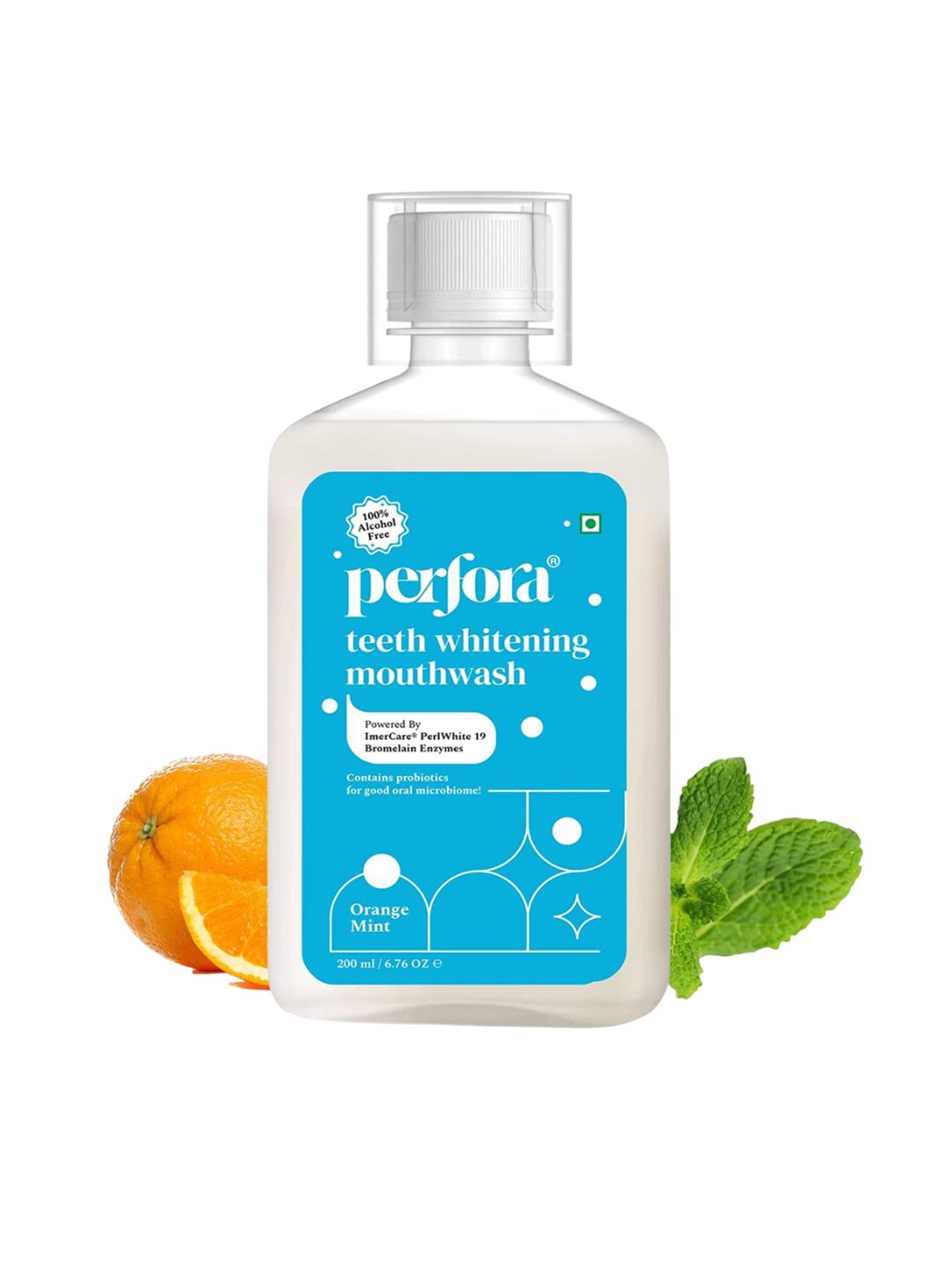 Perfora Teeth Whitening Mouthwash 200ml Each - Orange Mint