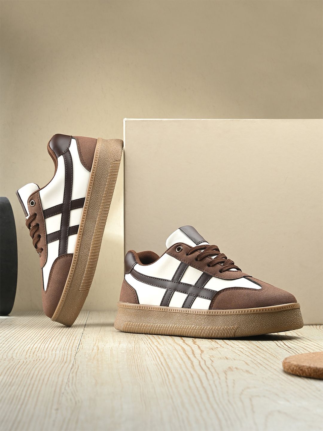 Buy The Roadster Lifestyle Co
Women Colorblocked Casual Lace Up Sneakers -  - Footwear for Women
