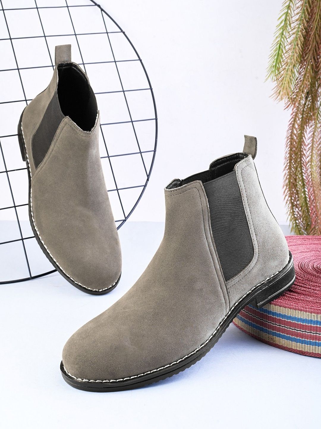 Buy The Roadster Lifestyle Co Men Block Heeled Chelsea Boots -  - Footwear for Men