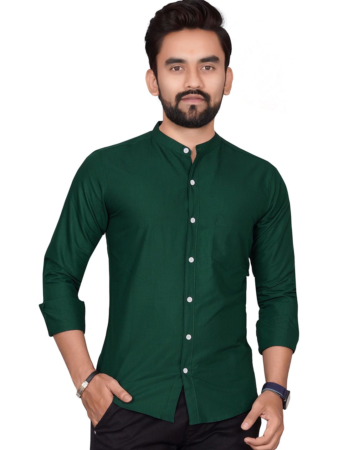 Metronaut Men Semi Sheer Formal Shirt