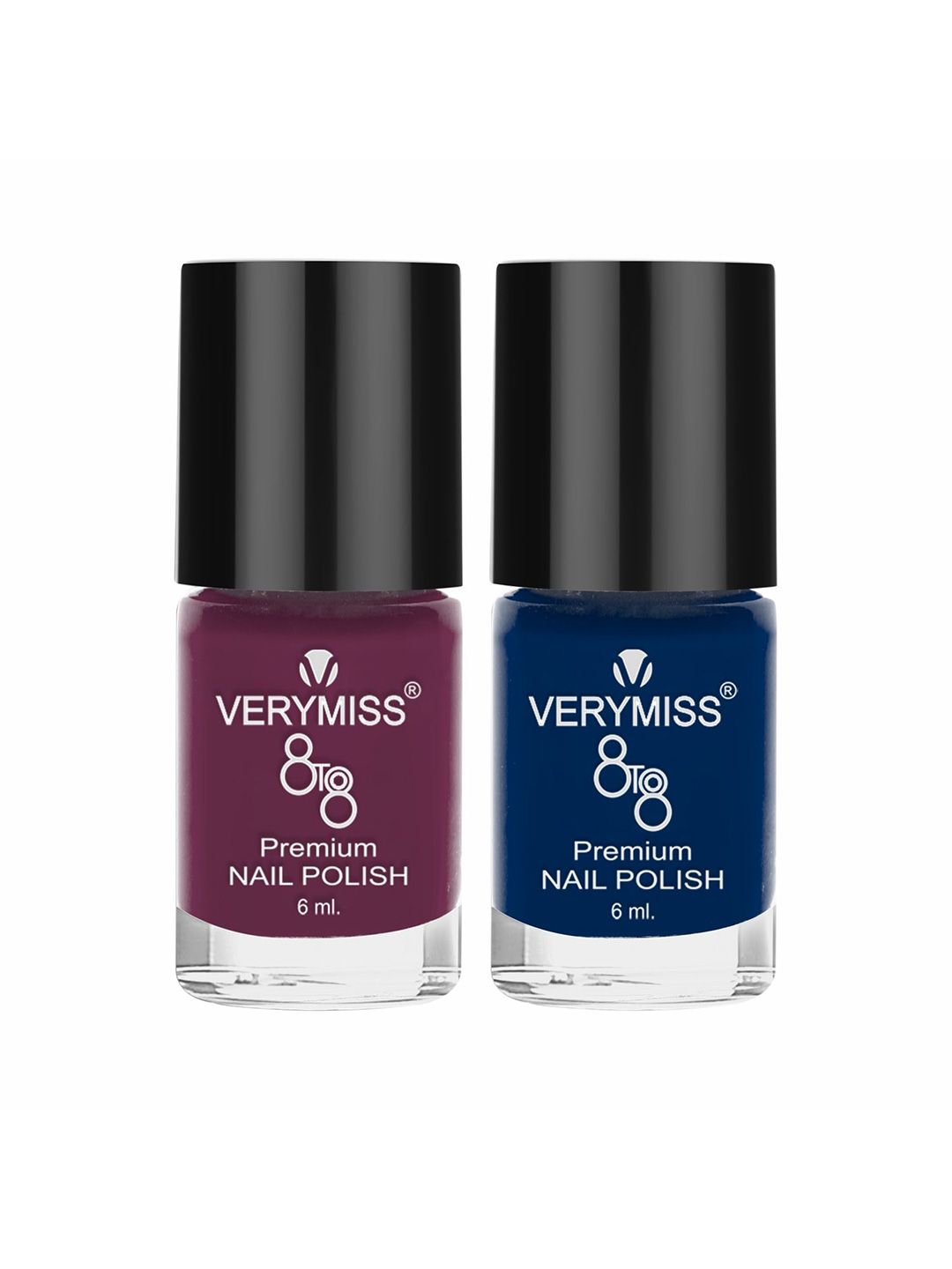 VERYMISS Set of 2 8To8 Premium Long Lasting Nail Polish 6 ml each - Shade 209-210