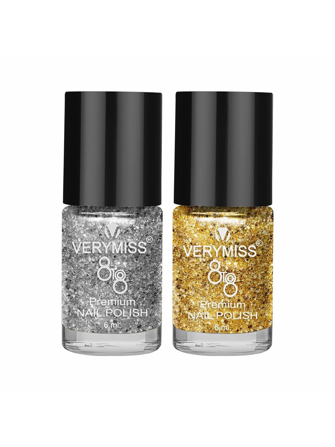 VERYMISS Set Of 2 8 To 8 Premium Long Lasting Nail Polish - Shade 221-222