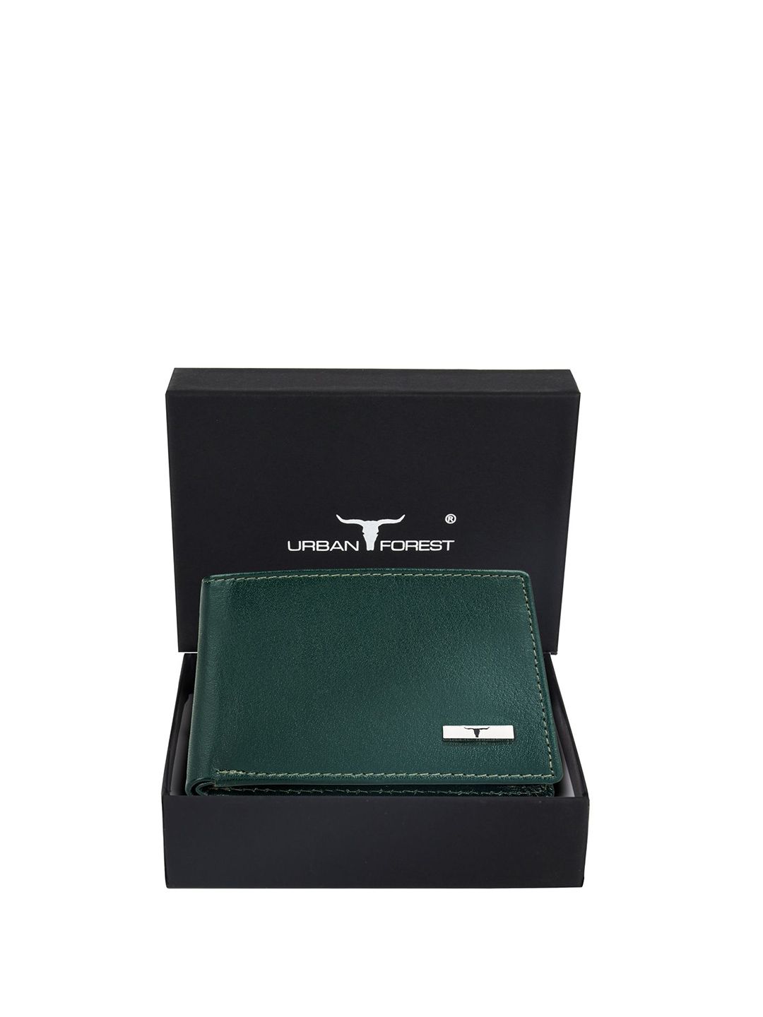 URBAN FOREST Men Leather Two Fold Wallet
