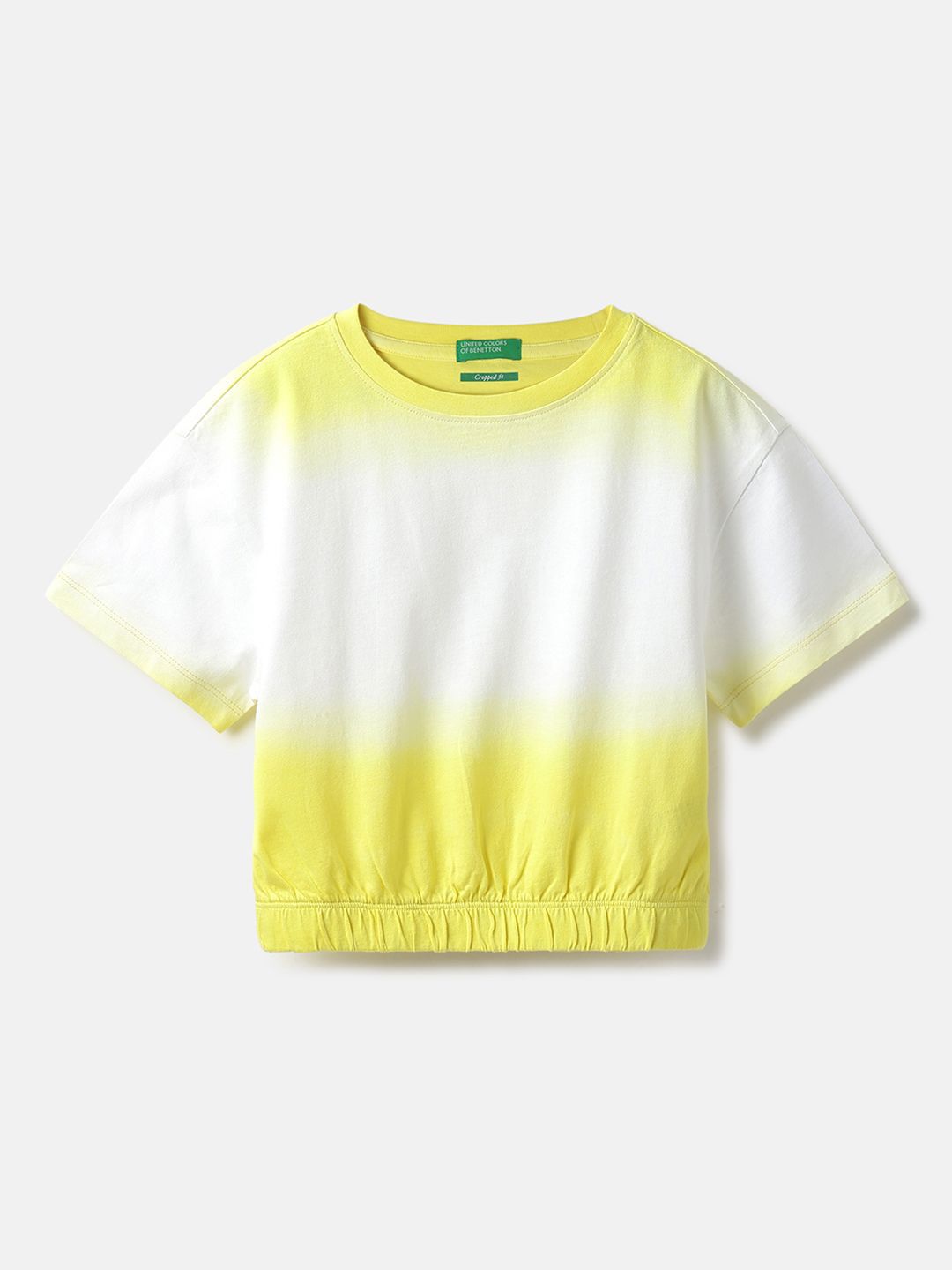 United Colors of Benetton Girls Ombre Pure Cotton Top