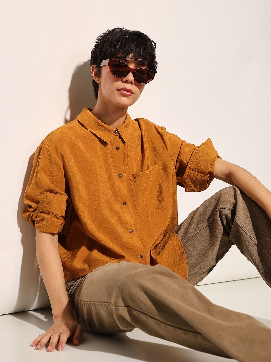 ONLY Women Opaque Casual Shirt