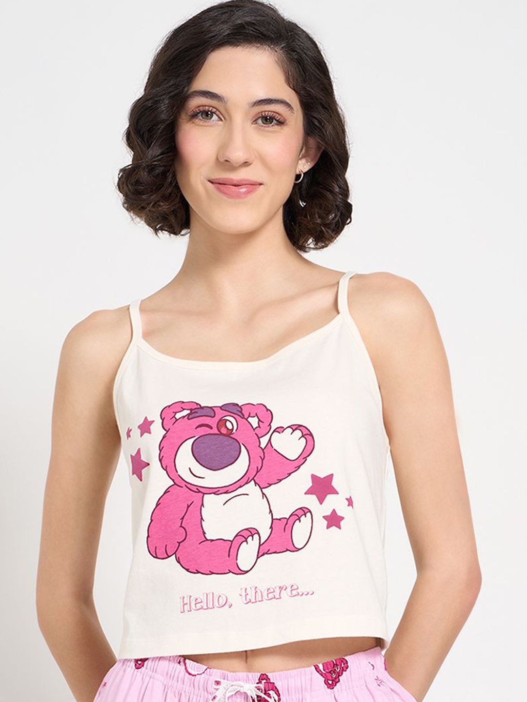 Dreamz by Pantaloons Women Printed Pure Cotton Lounge Camisole