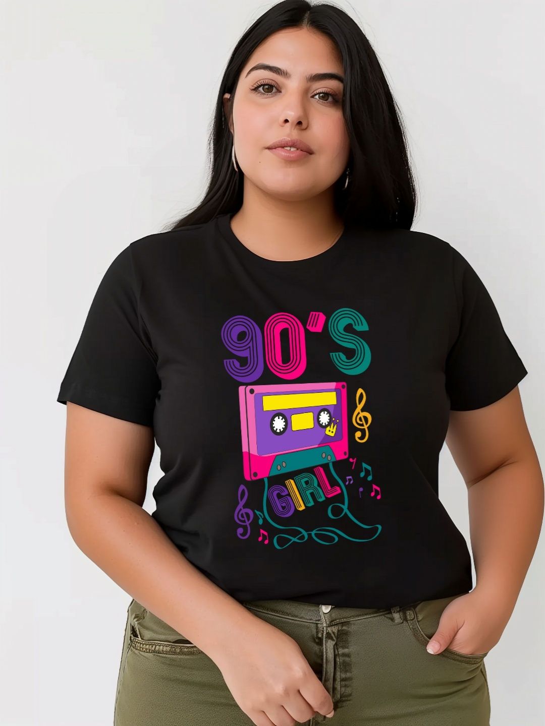 Toodle Plus Women Plus size Printed T-Shirt