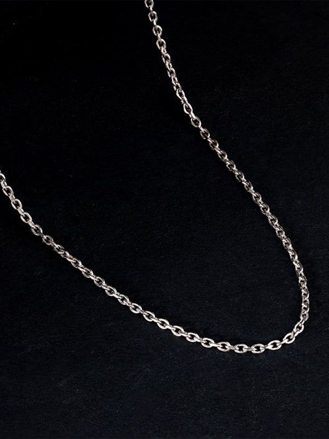 GIVA Subtle Link Silver-Plated Chain
