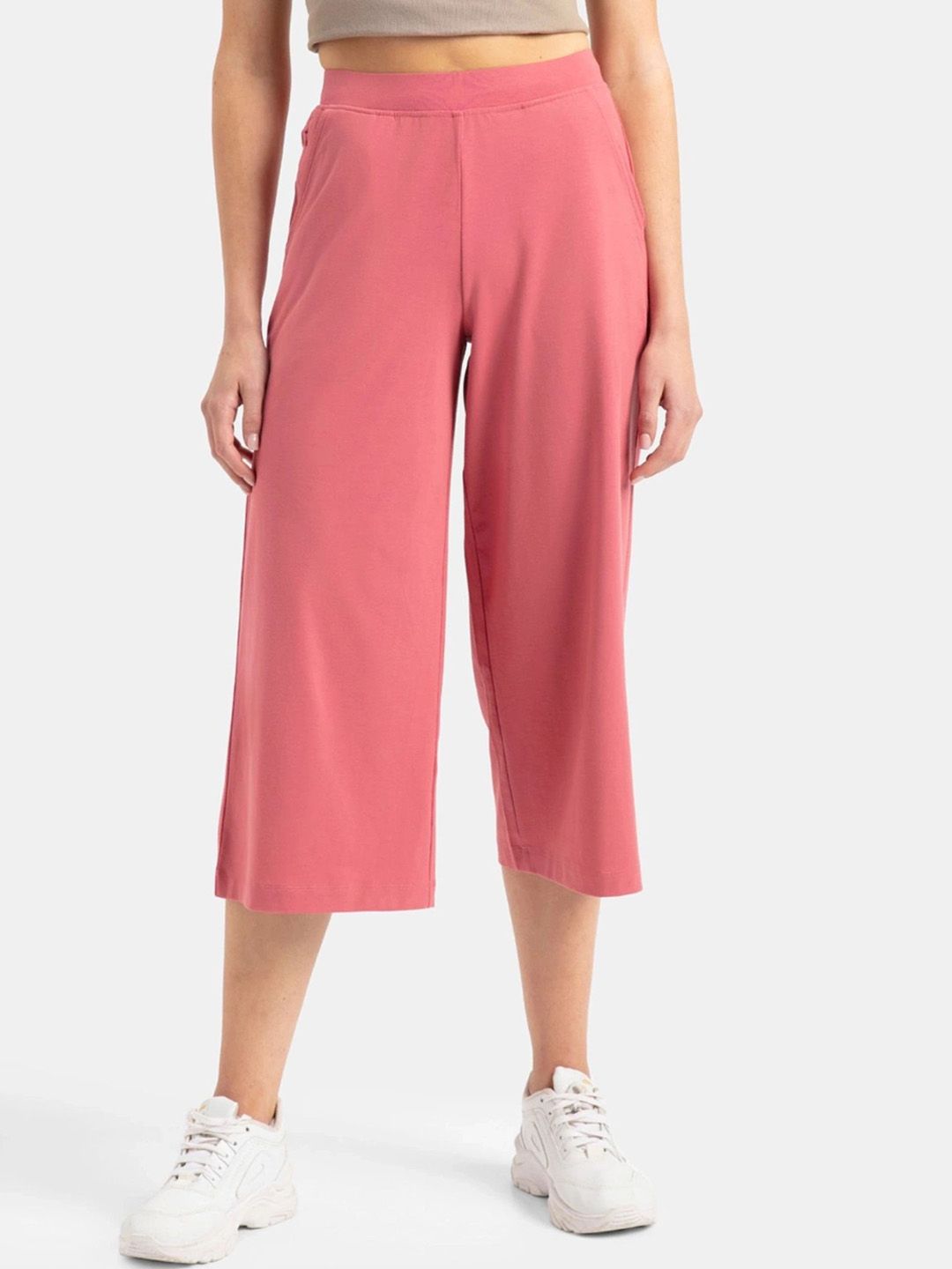 Jockey Super Combed Cotton Rich Relaxed Fit Solid Culottes-A150
