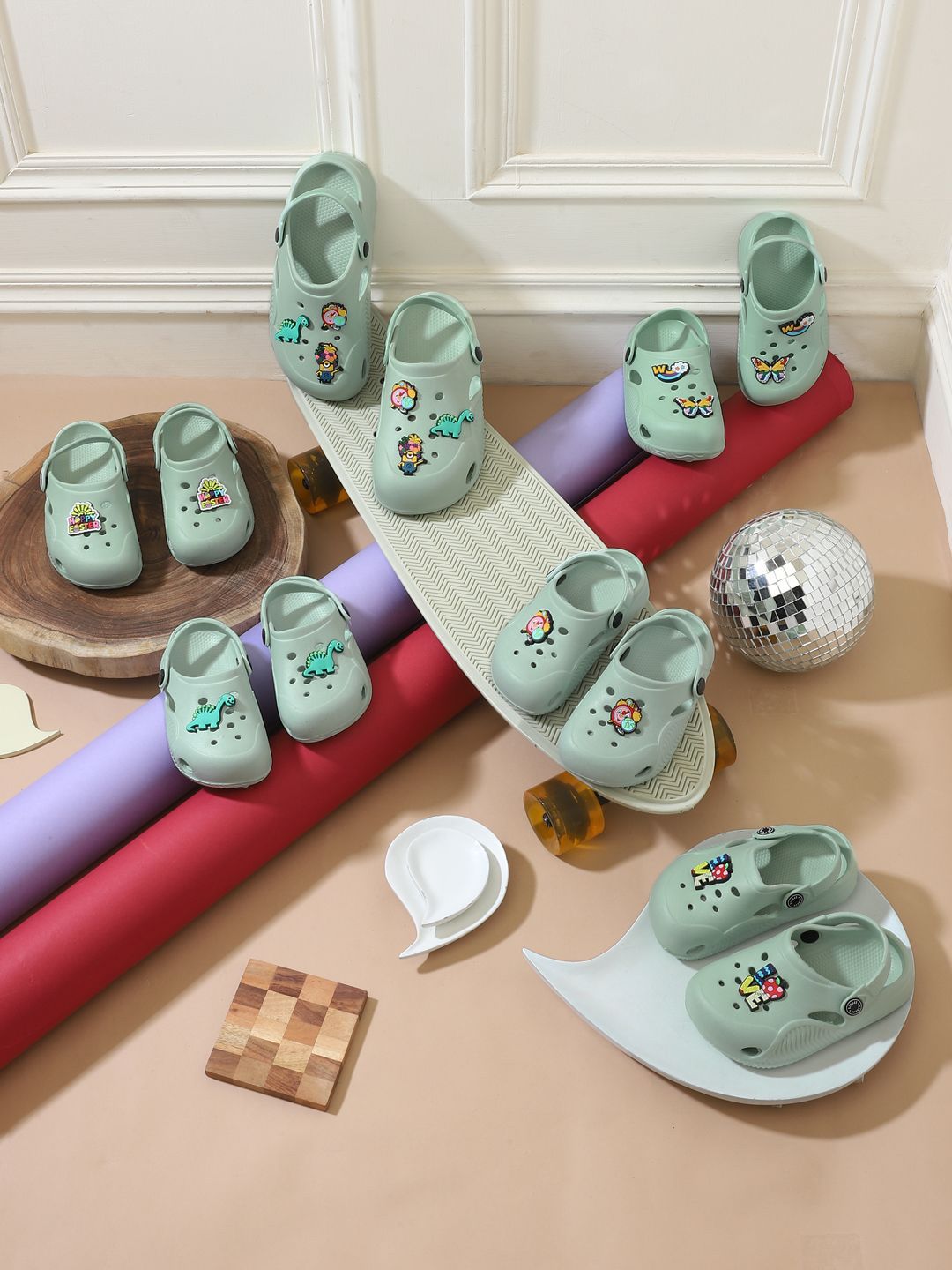 Truffle Collection Kids T-Strap Flats with Bows