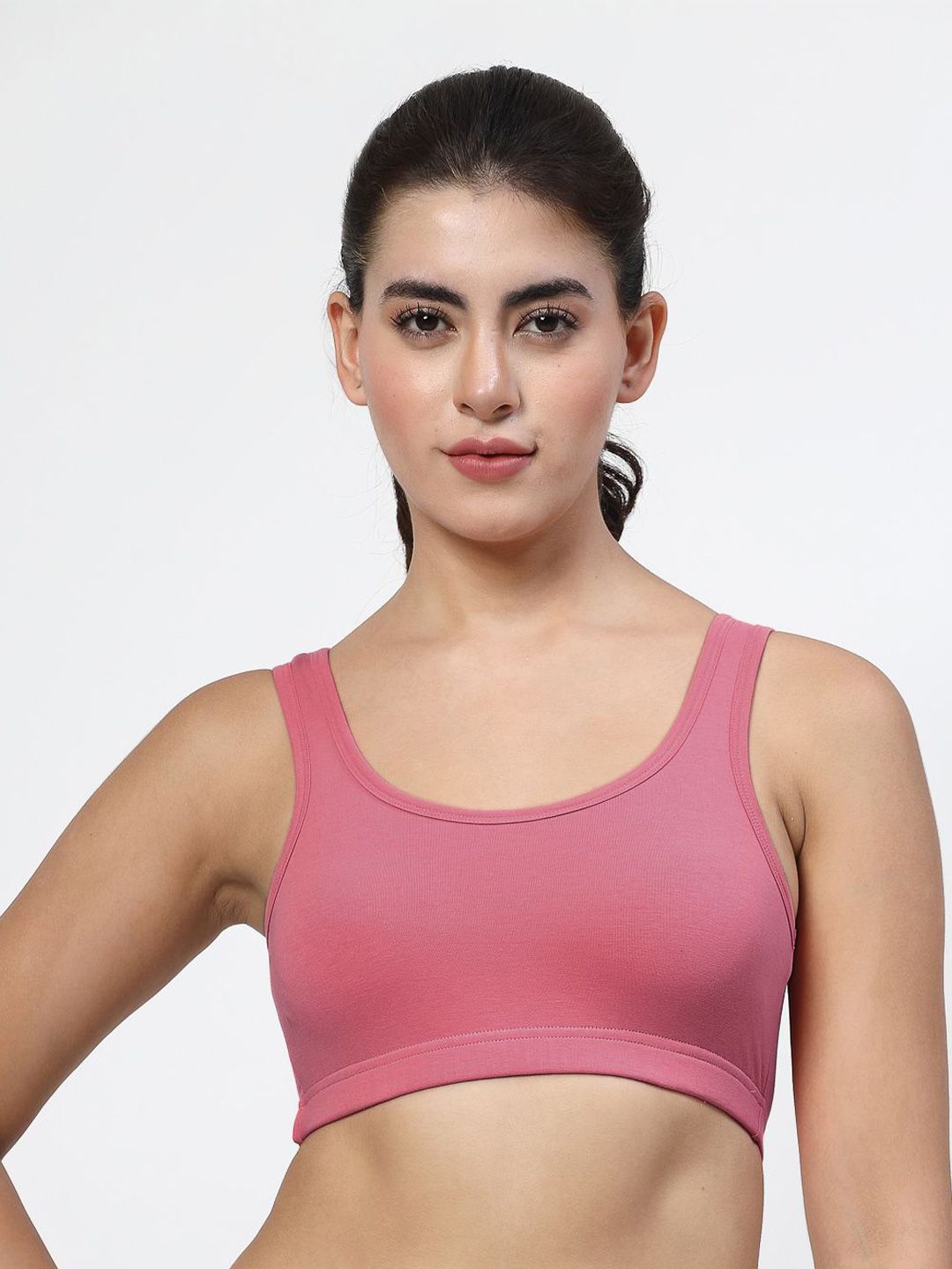 LILY stropsyttak Women Solid Full Coverage Non Padded Non Wired Sports Bra