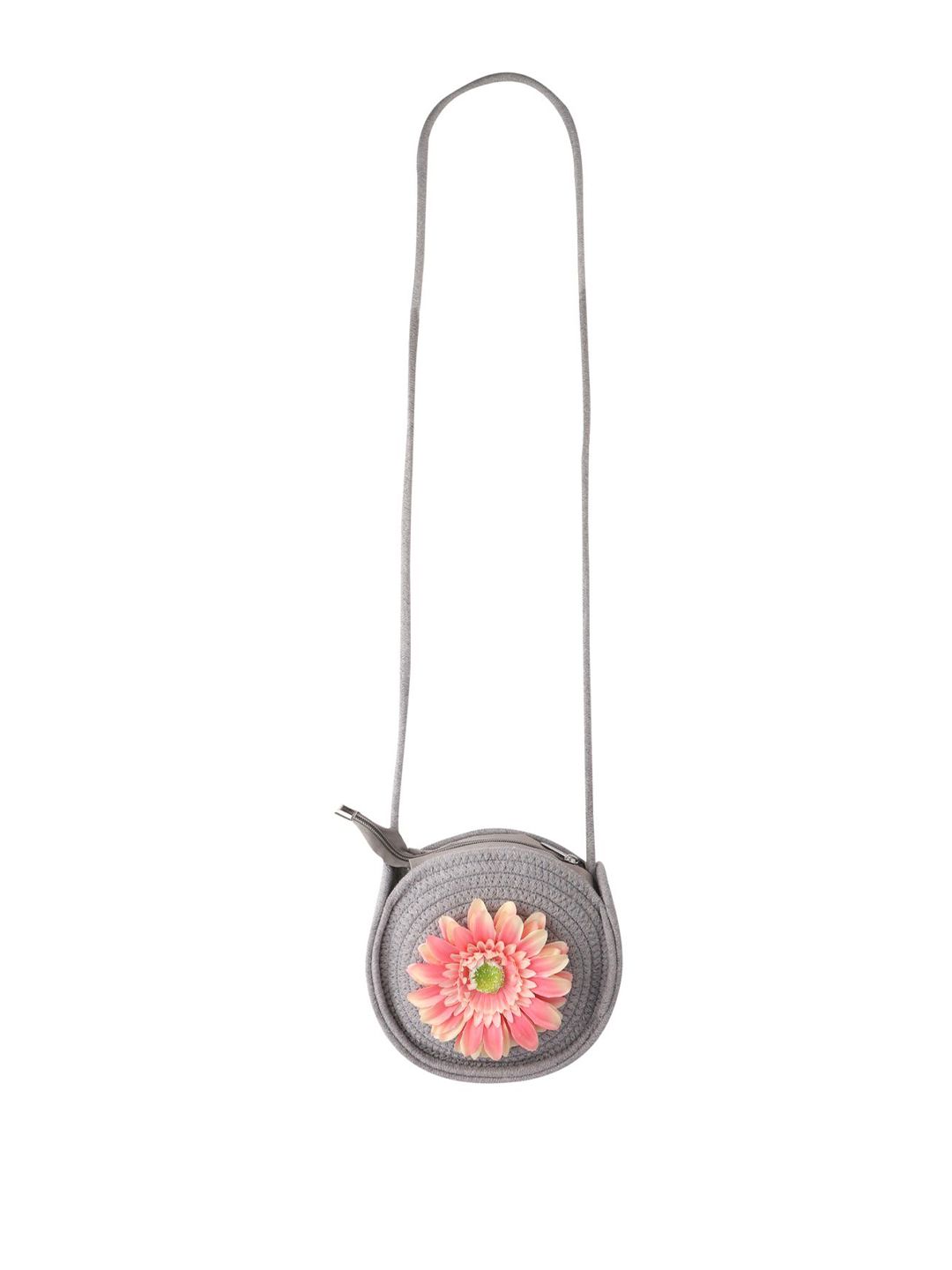 LADY QUINTON Women Floral Textured Structured Sling Bag