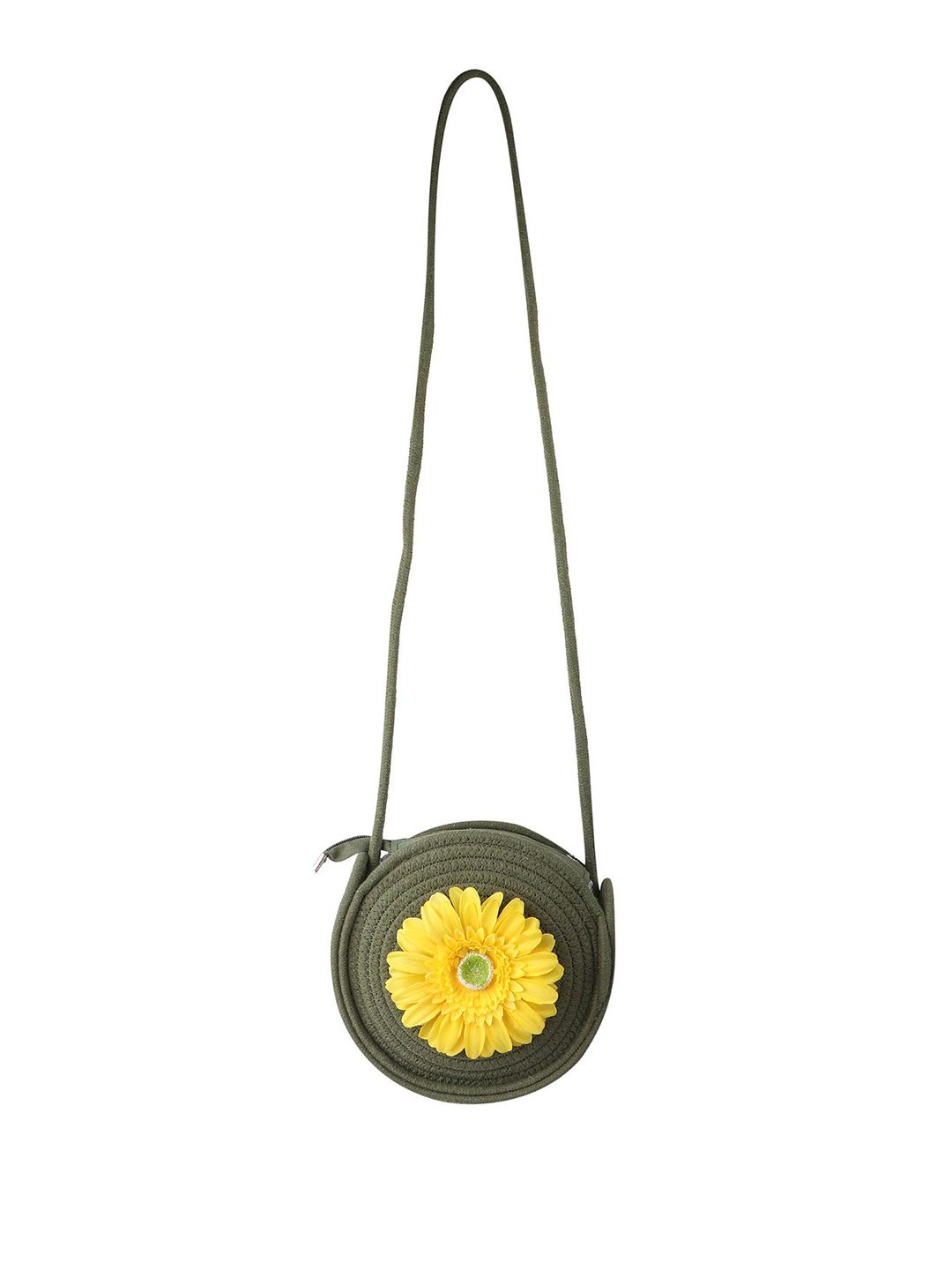 LADY QUINTON Women Floral Textured Structured Sling Bag