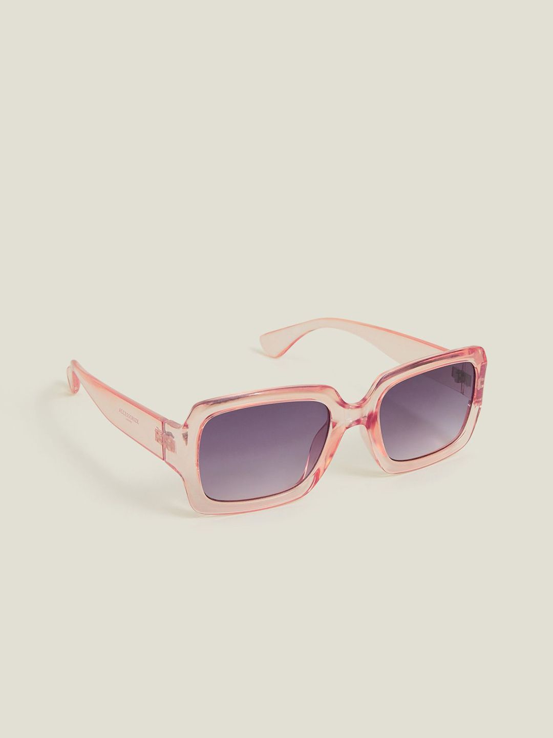 Accessorize Women Crystal Oversized Sunglasses with UV Protected Lens MA-10004405351