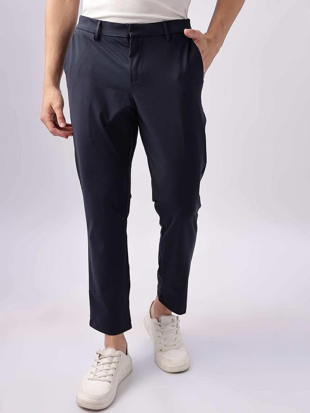 HERE&NOW Men Slim Fit Trousers