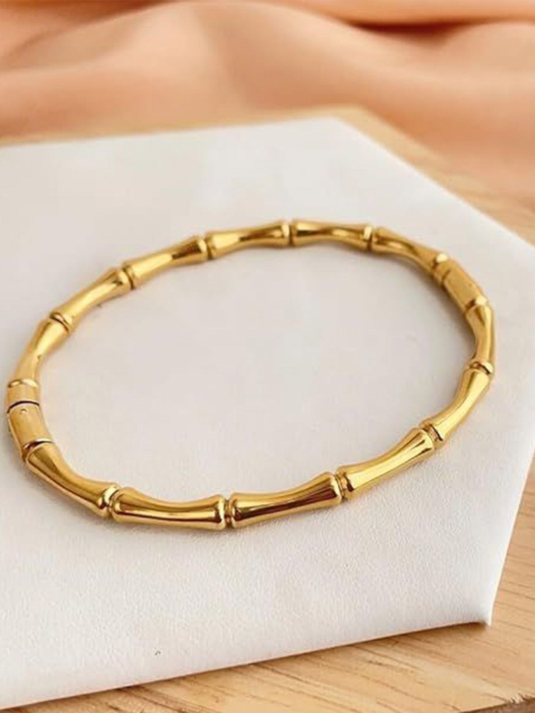 Buy DressBerry X Fwd Gold Plated Antique Kada Bracelet -  - Accessories for Women