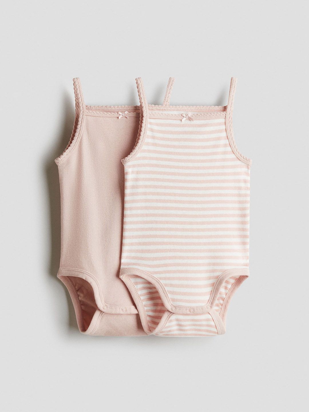 H&M 2-Pack Sleeveless Cotton Bodysuits