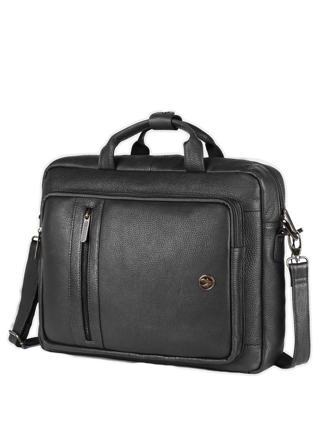 Buy WildHorn Solid Leather Structured Detachable Strap Laptop Bag   16 Inches -  - Accessories for Men