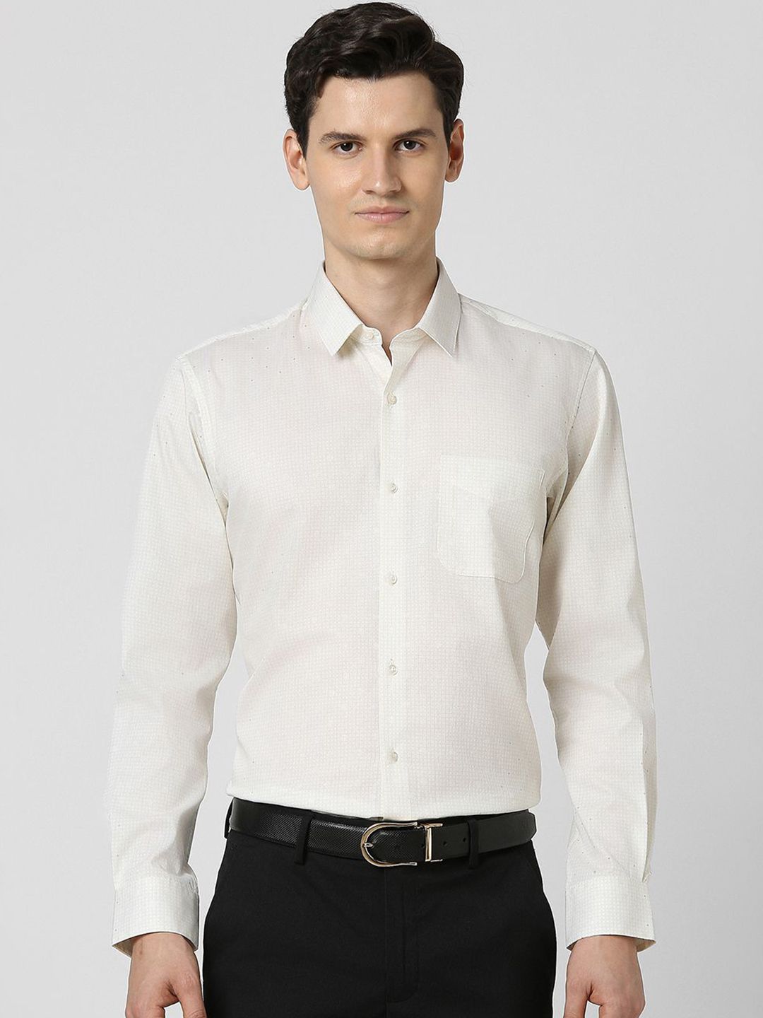 Peter England Men Opaque Printed Formal Shirt