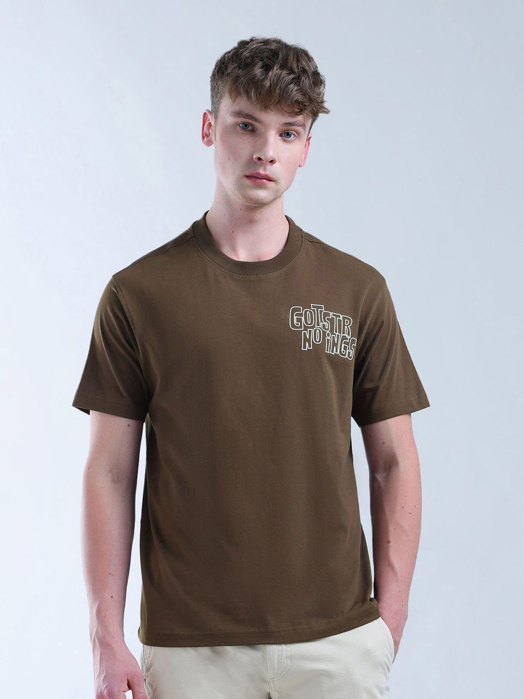 Flying Machine Men Printed T-shirt