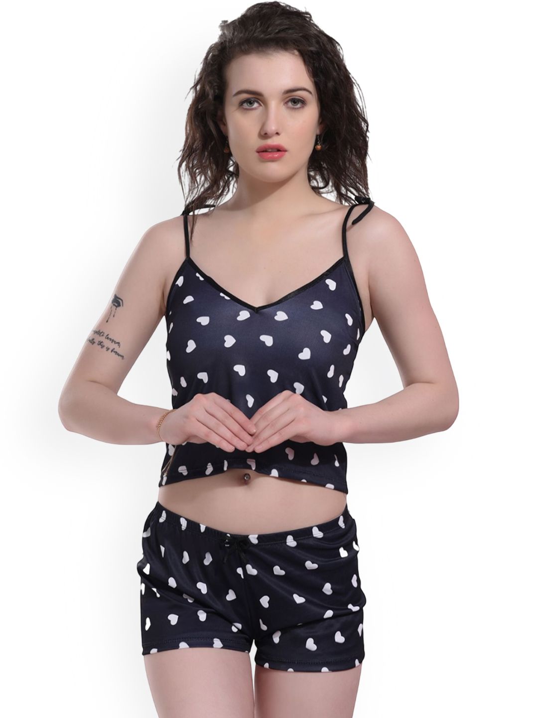 UNITRUST Printed Shoulder Straps Night Suit