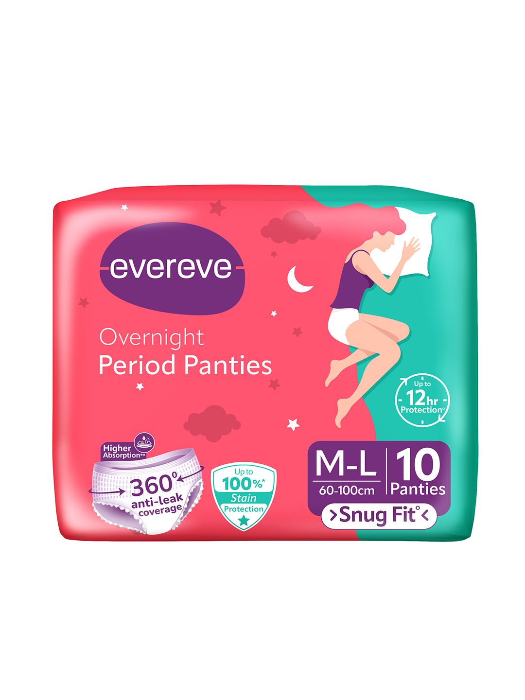 Evereve Disposable Period Panty M-L with High Absorbency - 10 pcs