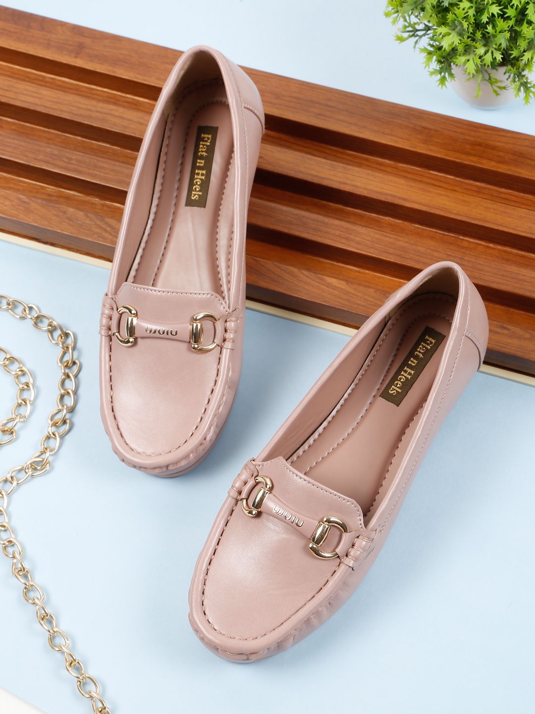 Flat n Heels Women Round Toe Slip-On Loafers